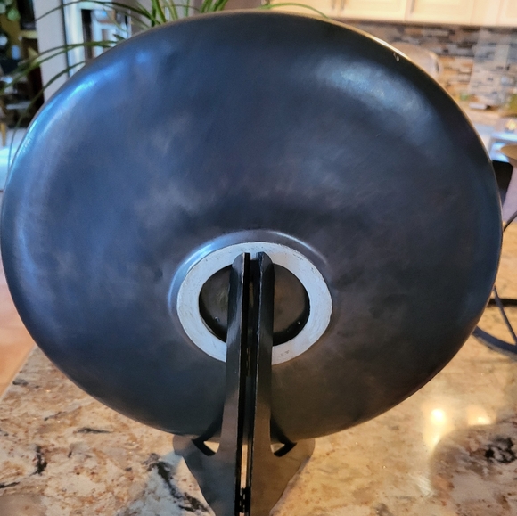 Handcrafted RAKU style pottery bowl - Picture 3 of 5